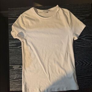 Banana Republic White Short Sleeve Tee